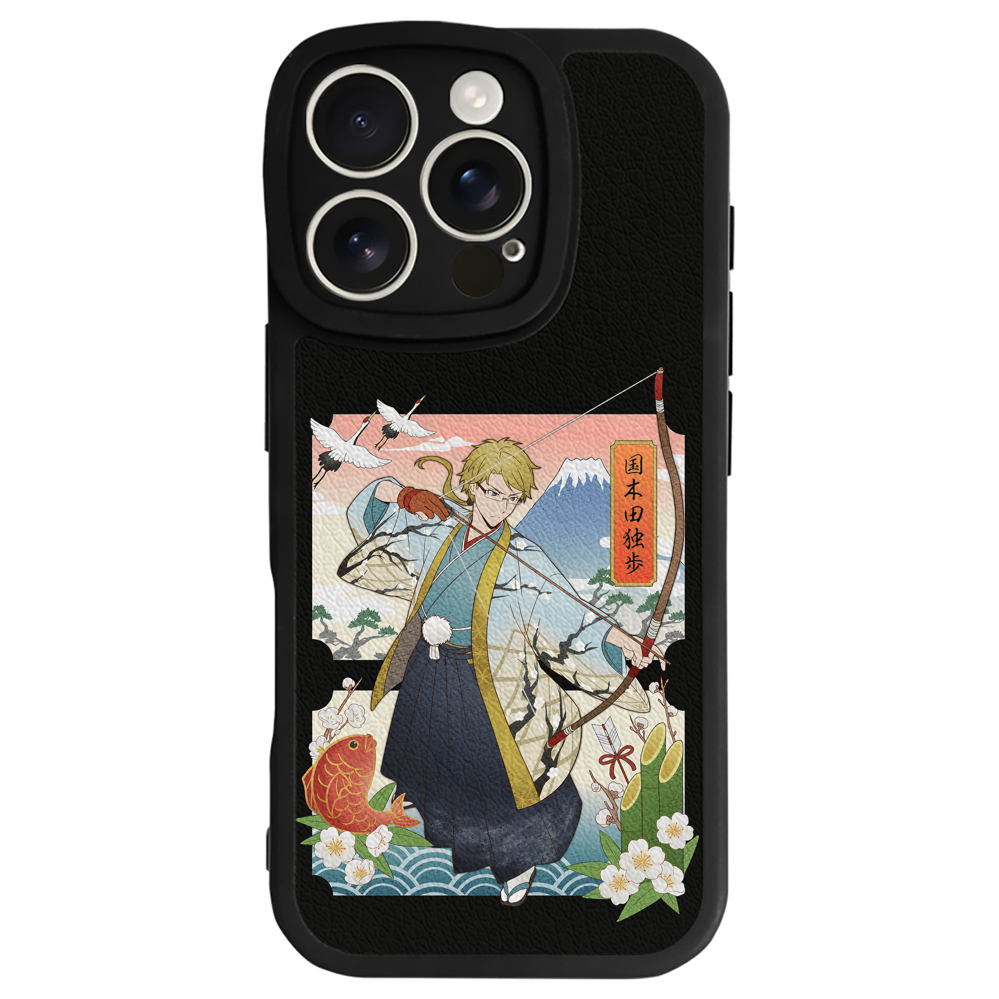 （画像用） 文豪ストレイドッグス Bungo Stray Dogs 【iPhone 16シリーズ対応】シリコンスマホケース（レザー調） 材質：シリコン